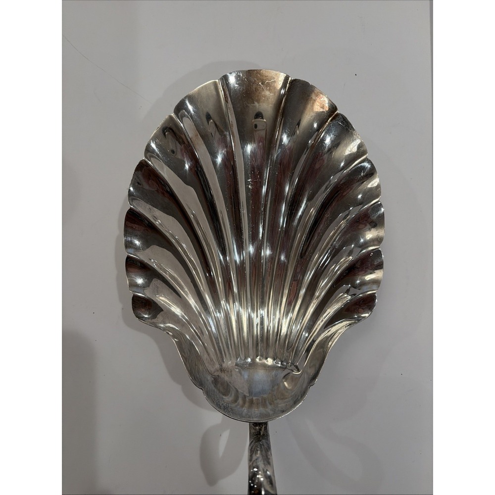 Vintage Fisher Footed Sea Shell EPC Silver plated Ball Feet Dish